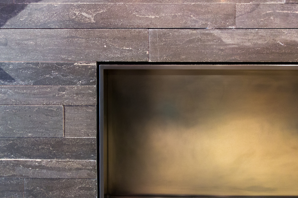 Private residence fireplace Pivot